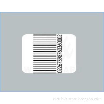 Anti-Theft label ,  Security Barcode Labels , White EAS Sec